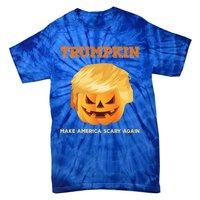 Trumpkin Make Halloween Great Again President Trump Pumpkin Meaningful Gift Tie-Dye T-Shirt