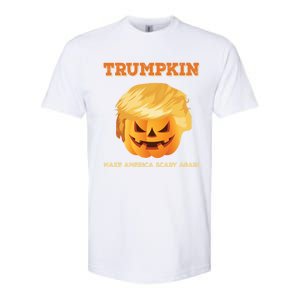 Trumpkin Make Halloween Great Again President Trump Pumpkin Meaningful Gift Softstyle CVC T-Shirt