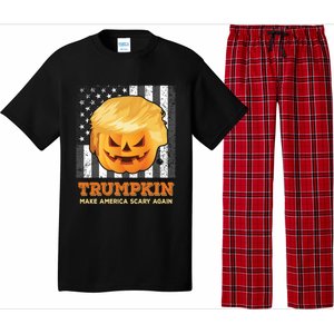 Trumpkin Make Halloween Great Again President Trump Pumpkin Gift Pajama Set