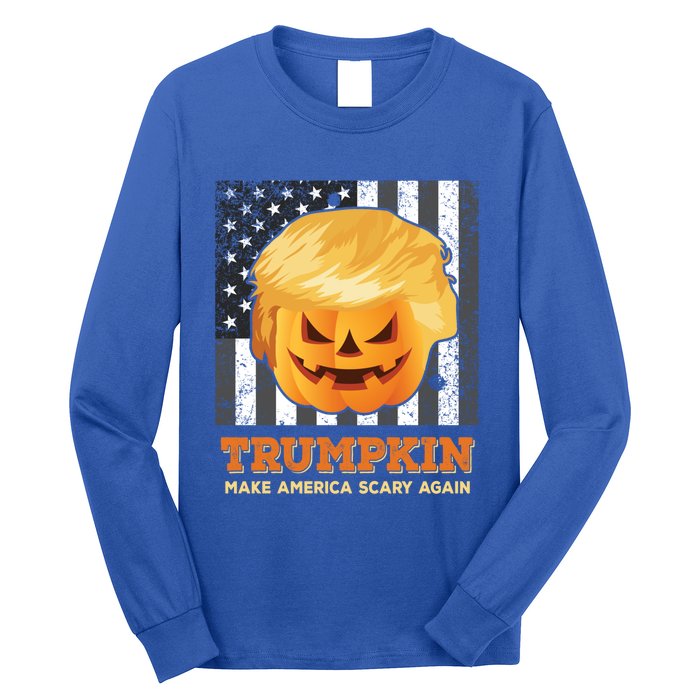 Trumpkin Make Halloween Great Again President Trump Pumpkin Gift Long Sleeve Shirt