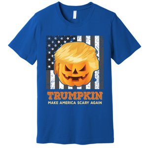 Trumpkin Make Halloween Great Again President Trump Pumpkin Gift Premium T-Shirt