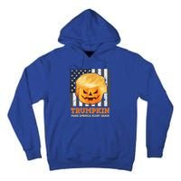 Trumpkin Make Halloween Great Again President Trump Pumpkin Gift Tall Hoodie