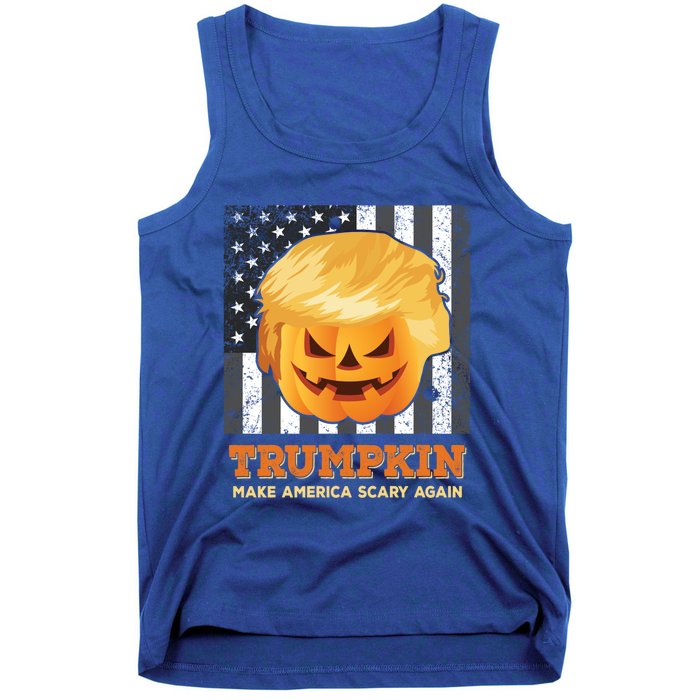 Trumpkin Make Halloween Great Again President Trump Pumpkin Gift Tank Top