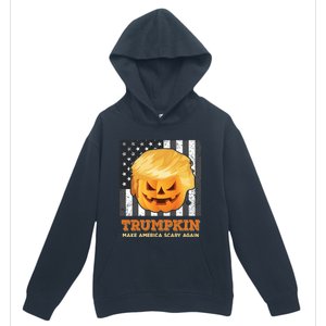 Trumpkin Make Halloween Great Again President Trump Pumpkin Gift Urban Pullover Hoodie