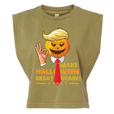 Trumpkin Make Halloween Great Again Pumpkin Gift Garment-Dyed Women's Muscle Tee