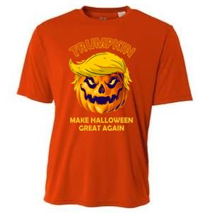 Trumpkin Make Halloween Great Again Gift Cooling Performance Crew T-Shirt