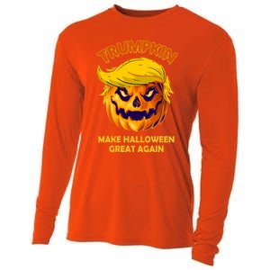 Trumpkin Make Halloween Great Again Gift Cooling Performance Long Sleeve Crew