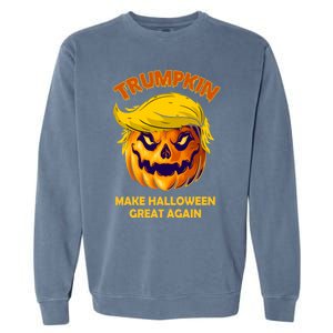 Trumpkin Make Halloween Great Again Gift Garment-Dyed Sweatshirt