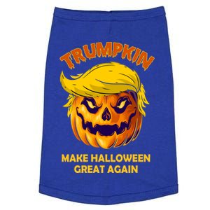 Trumpkin Make Halloween Great Again Gift Doggie Tank