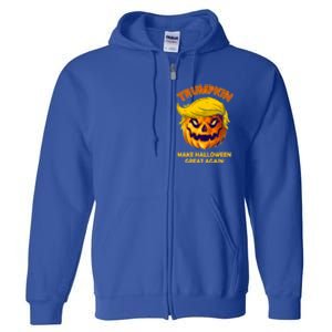 Trumpkin Make Halloween Great Again Gift Full Zip Hoodie