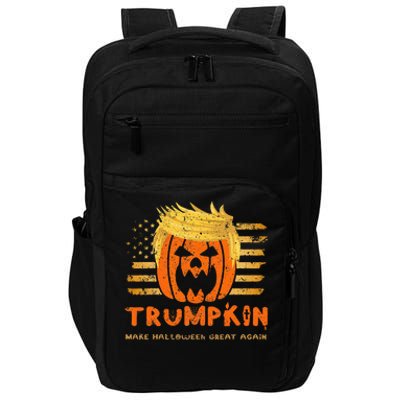 Trumpkin Make Halloween Great Again Funny Trump 2024 Impact Tech Backpack