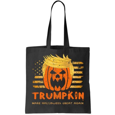 Trumpkin Make Halloween Great Again Funny Trump 2024 Tote Bag