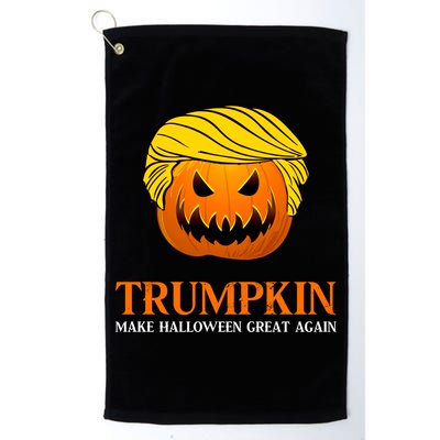 Trumpkin Make Halloween Great Again Cool Gift Platinum Collection Golf Towel