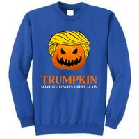 Trumpkin Make Halloween Great Again Cool Gift Tall Sweatshirt