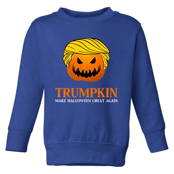 Trumpkin Make Halloween Great Again Cool Gift Toddler Sweatshirt