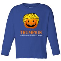 Trumpkin Make Halloween Great Again Cool Gift Toddler Long Sleeve Shirt