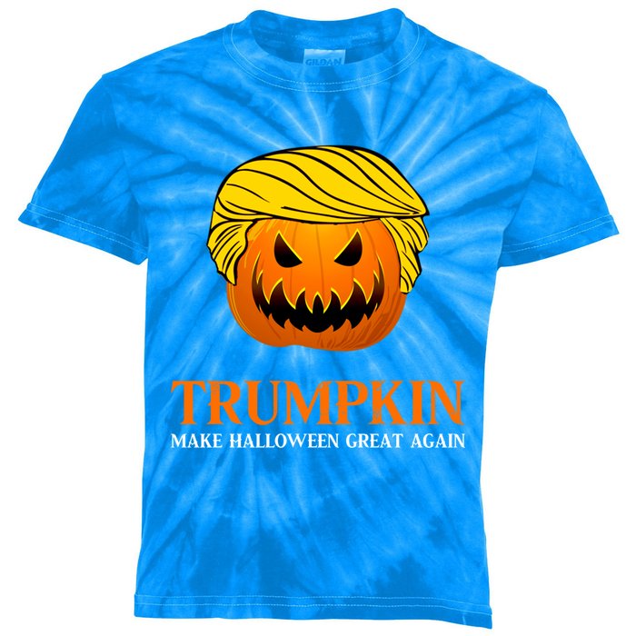 Trumpkin Make Halloween Great Again Cool Gift Kids Tie-Dye T-Shirt