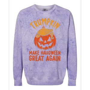 Trumpkin Make Halloween Great Again Colorblast Crewneck Sweatshirt