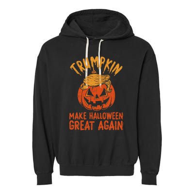 Trumpkin Make Halloween Great Again Garment-Dyed Fleece Hoodie