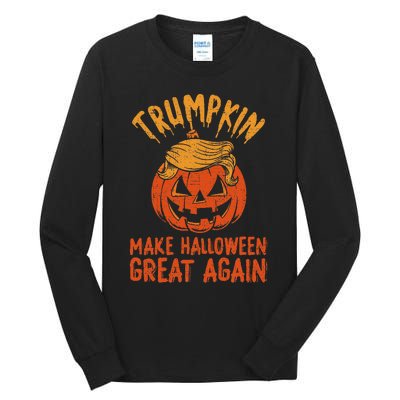 Trumpkin Make Halloween Great Again Tall Long Sleeve T-Shirt