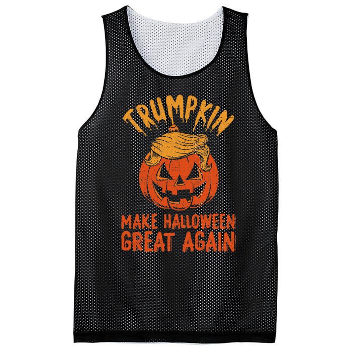 Trumpkin Make Halloween Great Again Mesh Reversible Basketball Jersey Tank