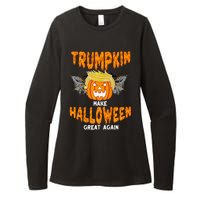 Trumpkin Make Halloween Great Again Funny Trump Halloween Ar Premium Womens CVC Long Sleeve Shirt