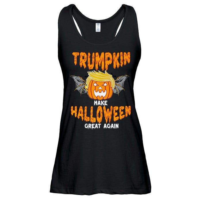 Trumpkin Make Halloween Great Again Funny Trump Halloween Ar Premium Ladies Essential Flowy Tank