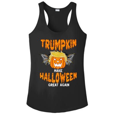 Trumpkin Make Halloween Great Again Funny Trump Halloween Ar Premium Ladies PosiCharge Competitor Racerback Tank