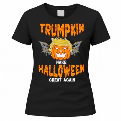 Trumpkin Make Halloween Great Again Funny Trump Halloween Ar Premium Women's T-Shirt