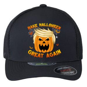 Trumpkin Make Halloween Great Again Trump Pumpkin Halloween Gift Flexfit Unipanel Trucker Cap