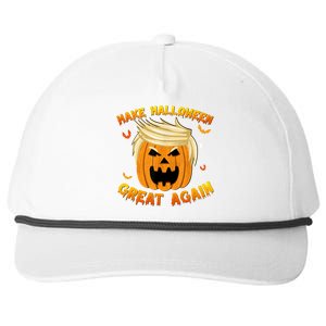 Trumpkin Make Halloween Great Again Trump Pumpkin Halloween Gift Snapback Five-Panel Rope Hat