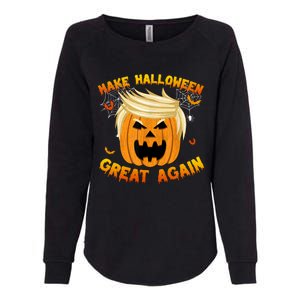 Trumpkin Make Halloween Great Again Trump Pumpkin Halloween Gift Womens California Wash Sweatshirt