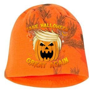 Trumpkin Make Halloween Great Again Trump Pumpkin Halloween Gift Kati - Camo Knit Beanie