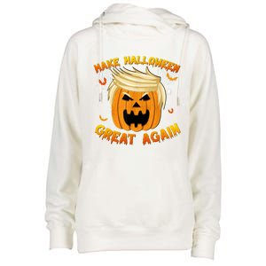 Trumpkin Make Halloween Great Again Trump Pumpkin Halloween Gift Womens Funnel Neck Pullover Hood