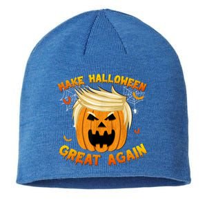 Trumpkin Make Halloween Great Again Trump Pumpkin Halloween Gift Sustainable Beanie