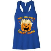 Trumpkin Make Halloween Great Again Trump Pumpkin Halloween Gift Women's Racerback Tank