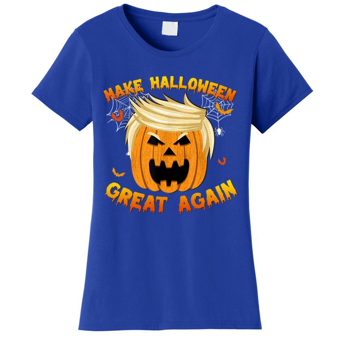 Trumpkin Make Halloween Great Again Trump Pumpkin Halloween Gift Women's T-Shirt