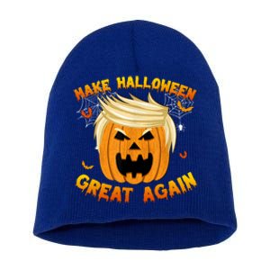 Trumpkin Make Halloween Great Again Trump Pumpkin Halloween Gift Short Acrylic Beanie