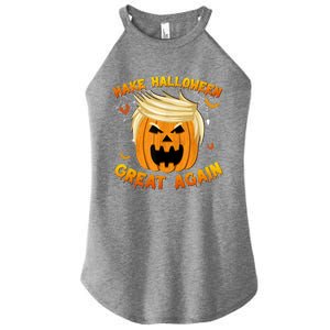 Trumpkin Make Halloween Great Again Trump Pumpkin Halloween Gift Women's Perfect Tri Rocker Tank