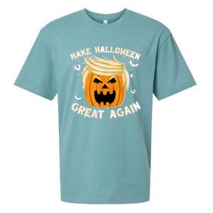 Trumpkin Make Halloween Great Again Trump Pumpkin Halloween Gift Sueded Cloud Jersey T-Shirt