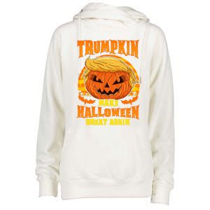 Trumpkin! Make Halloween Great Again! Gift Womens Funnel Neck Pullover Hood