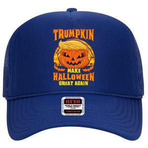 Trumpkin! Make Halloween Great Again! Gift High Crown Mesh Back Trucker Hat