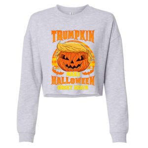 Trumpkin! Make Halloween Great Again! Gift Cropped Pullover Crew