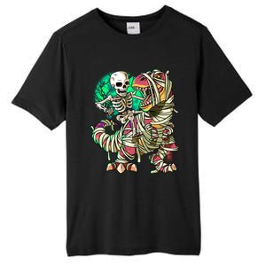 TRex Mummy Halloween Moonlight Skeleton Dinosaur T Rex Gift Tall Fusion ChromaSoft Performance T-Shirt