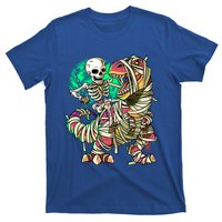 TRex Mummy Halloween Moonlight Skeleton Dinosaur T Rex Gift T-Shirt