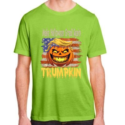 Trumpkin Make Halloween Great Again Flag Usa American Adult ChromaSoft Performance T-Shirt