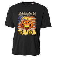 Trumpkin Make Halloween Great Again Flag Usa American Cooling Performance Crew T-Shirt