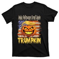 Trumpkin Make Halloween Great Again Flag Usa American T-Shirt