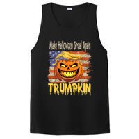 Trumpkin Make Halloween Great Again Flag Usa American PosiCharge Competitor Tank