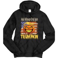 Trumpkin Make Halloween Great Again Flag Usa American Tie Dye Hoodie